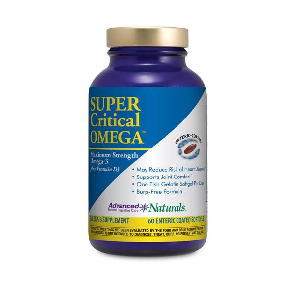 Advanced Naturals - Super Critical Omega - 60 Enteric Coated Softgels
