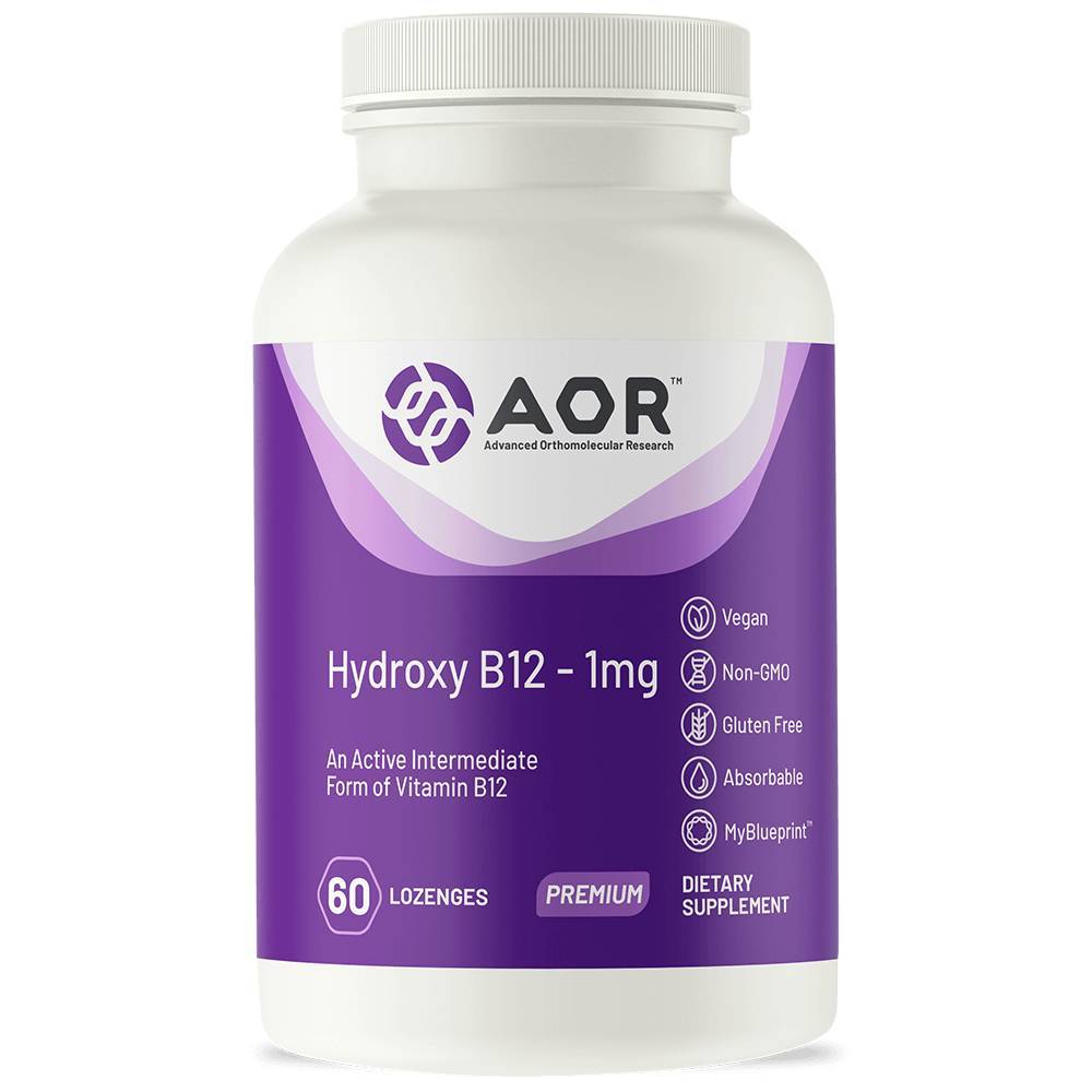 Advanced Orthomolecular Research - Hydroxy B12 - 1 mg - 60 Lozenges