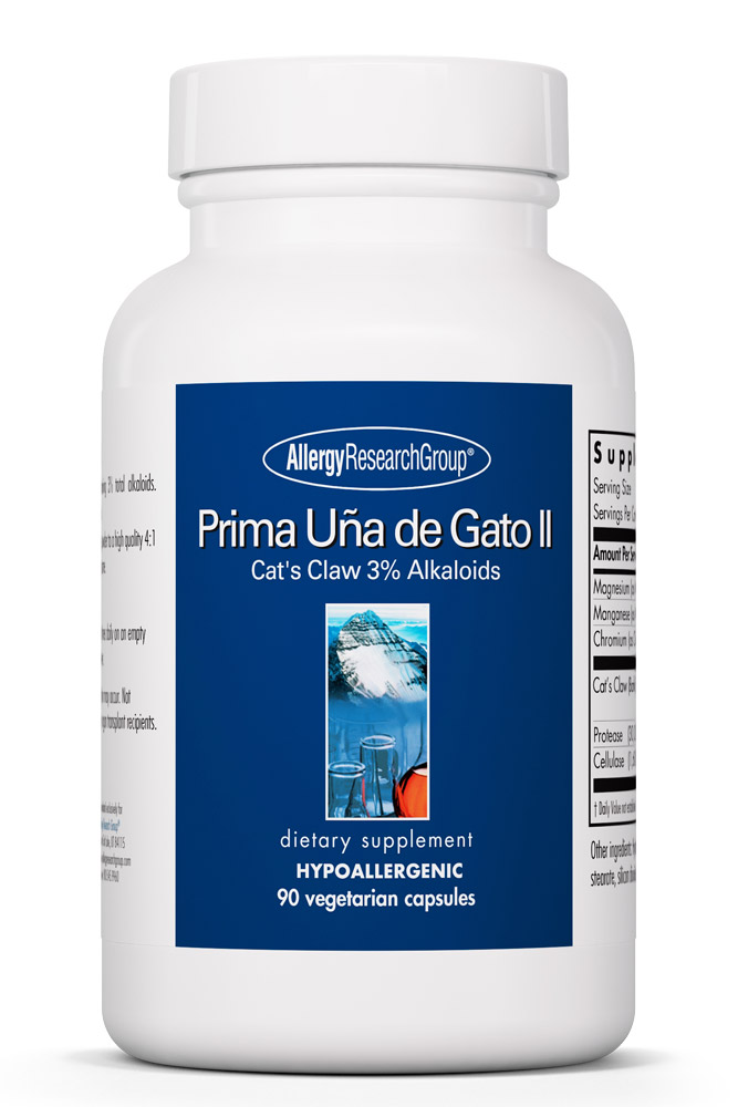 Allergy Research Group - Prima Ua De Gato II - 90 Vegetarian Capsules