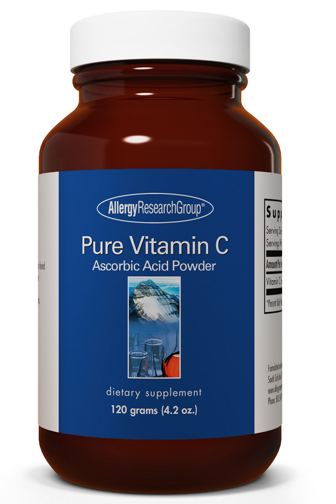 Allergy Research Group - Pure Vitamin C Ascorbic Acid Powder - 4.2 oz