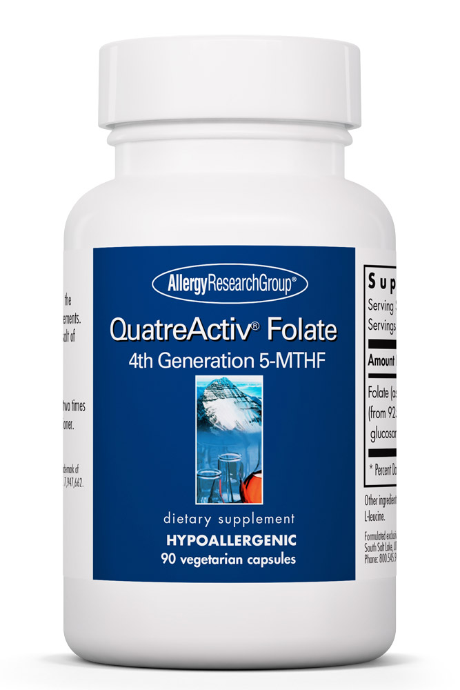 Allergy Research Group - Quatre-Activ Folate - 90 Vegetarian Capsules