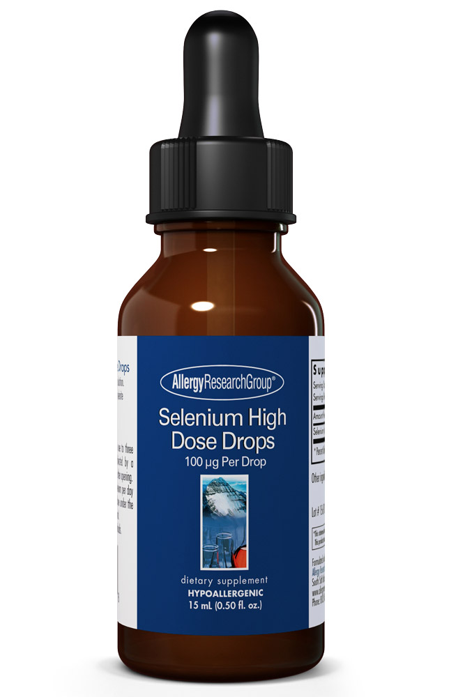 Allergy Research Group - Selenium High Dose Drops - 0.50 fl. oz (15