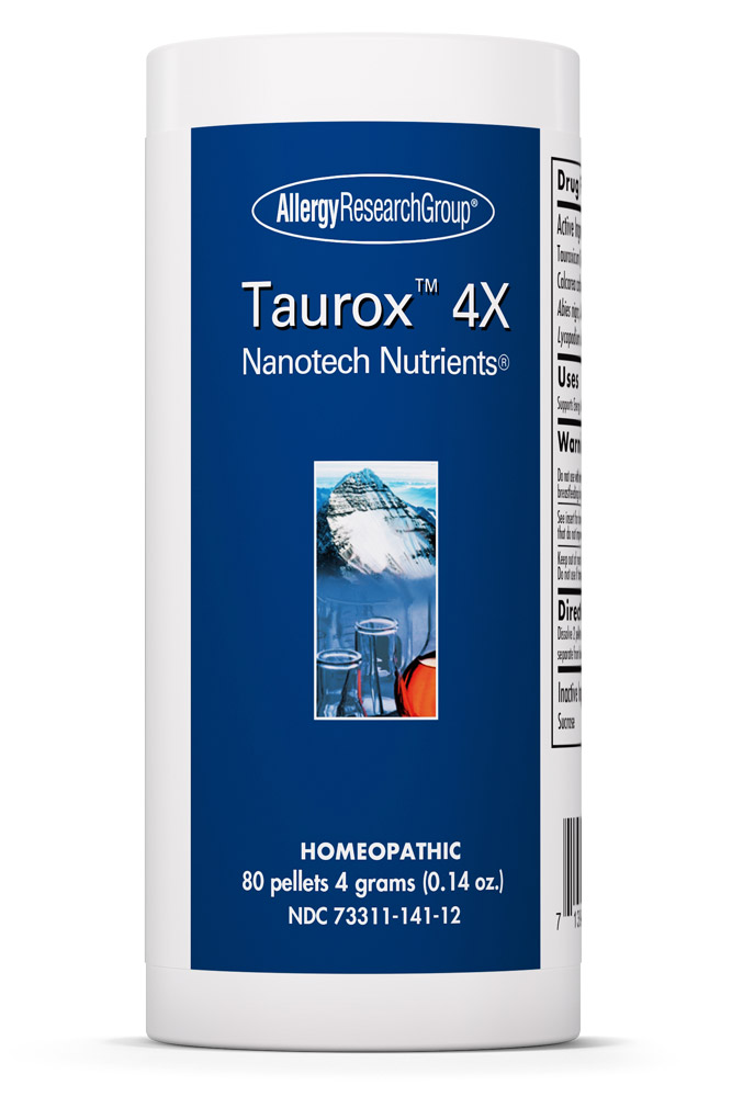 Allergy Research Group - Taurox 4X - 80 Pellets