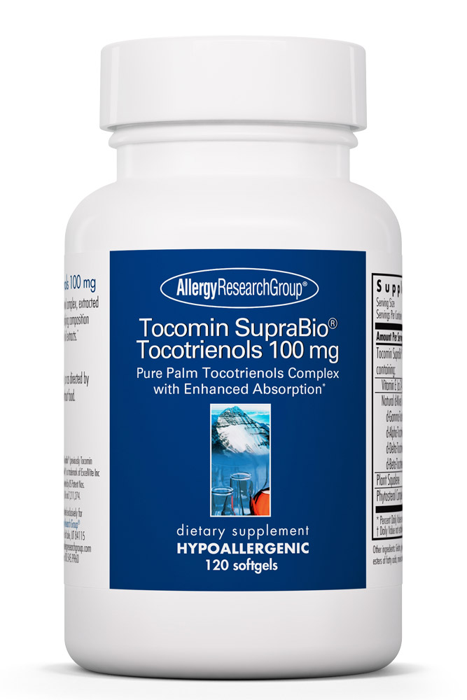 Allergy Research Group - Tocomin SupraBio Tocotrienols 100 mg - 120