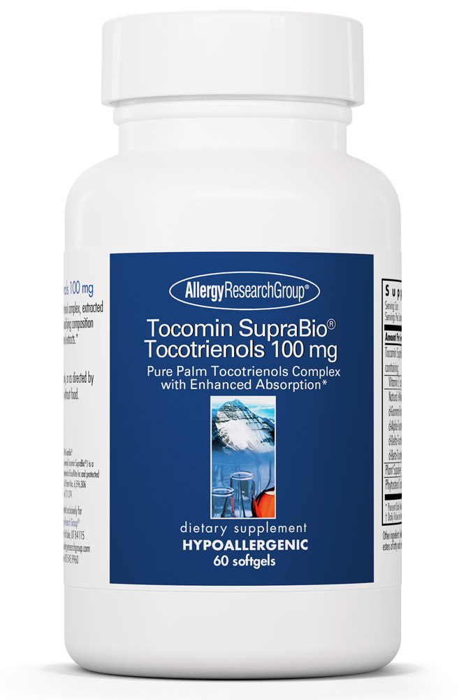 Allergy Research Group - Tocomin SupraBio Tocotrienols 100 mg - 60