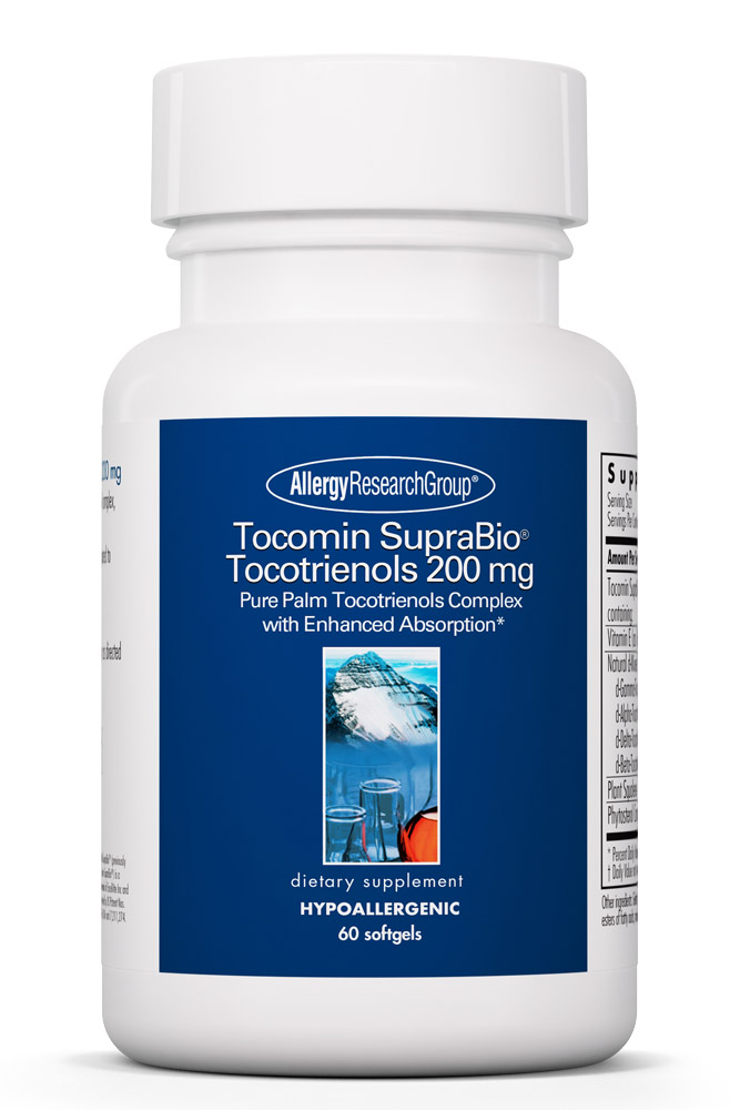 Allergy Research Group - Tocomin SupraBio Tocotrienols 200 mg - 60