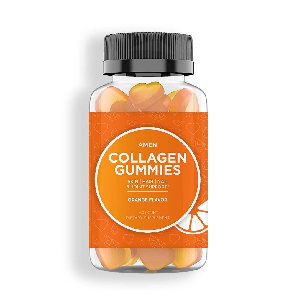 Amen - Collagen Gummies, Orange Flavor - 60 Gummies