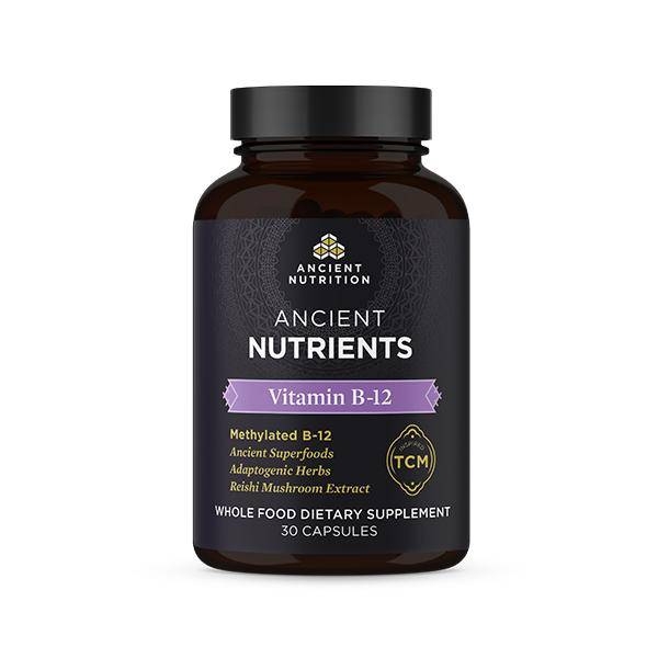Ancient Nutrition - Ancient Nutrients Vitamin B-12 - 30 Capsules