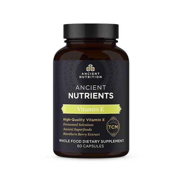 Ancient Nutrition - Ancient Nutrients Vitamin E - 60 Capsules
