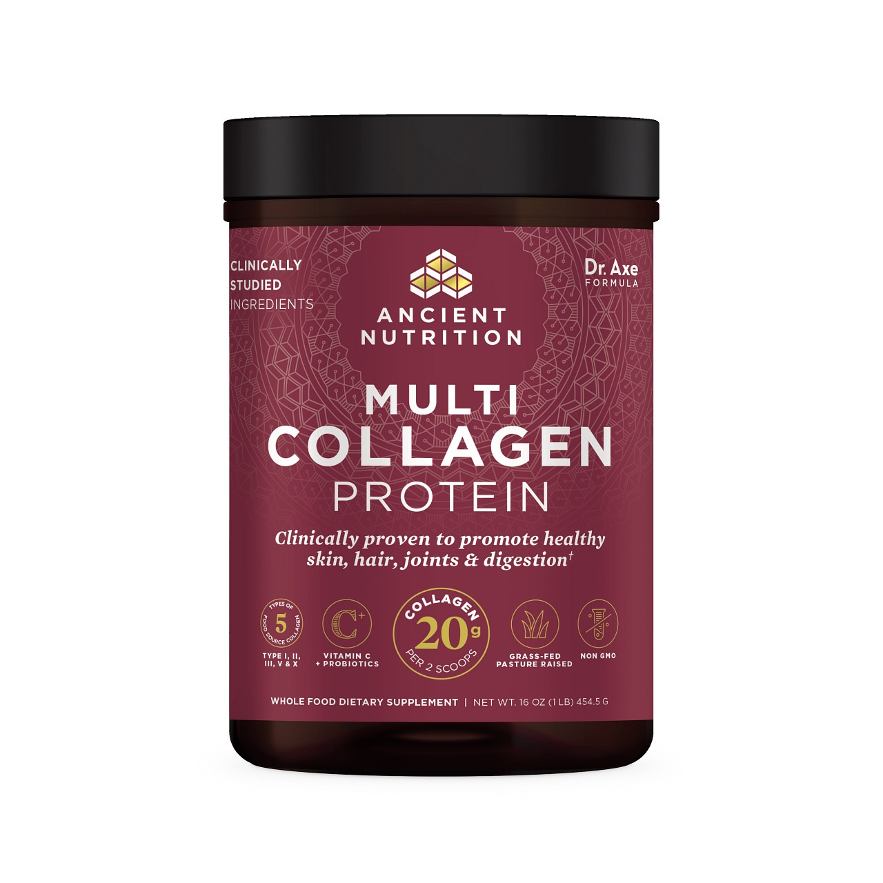 Ancient Nutrition - Multi Collagen Protein Powder - 16.2 oz (459