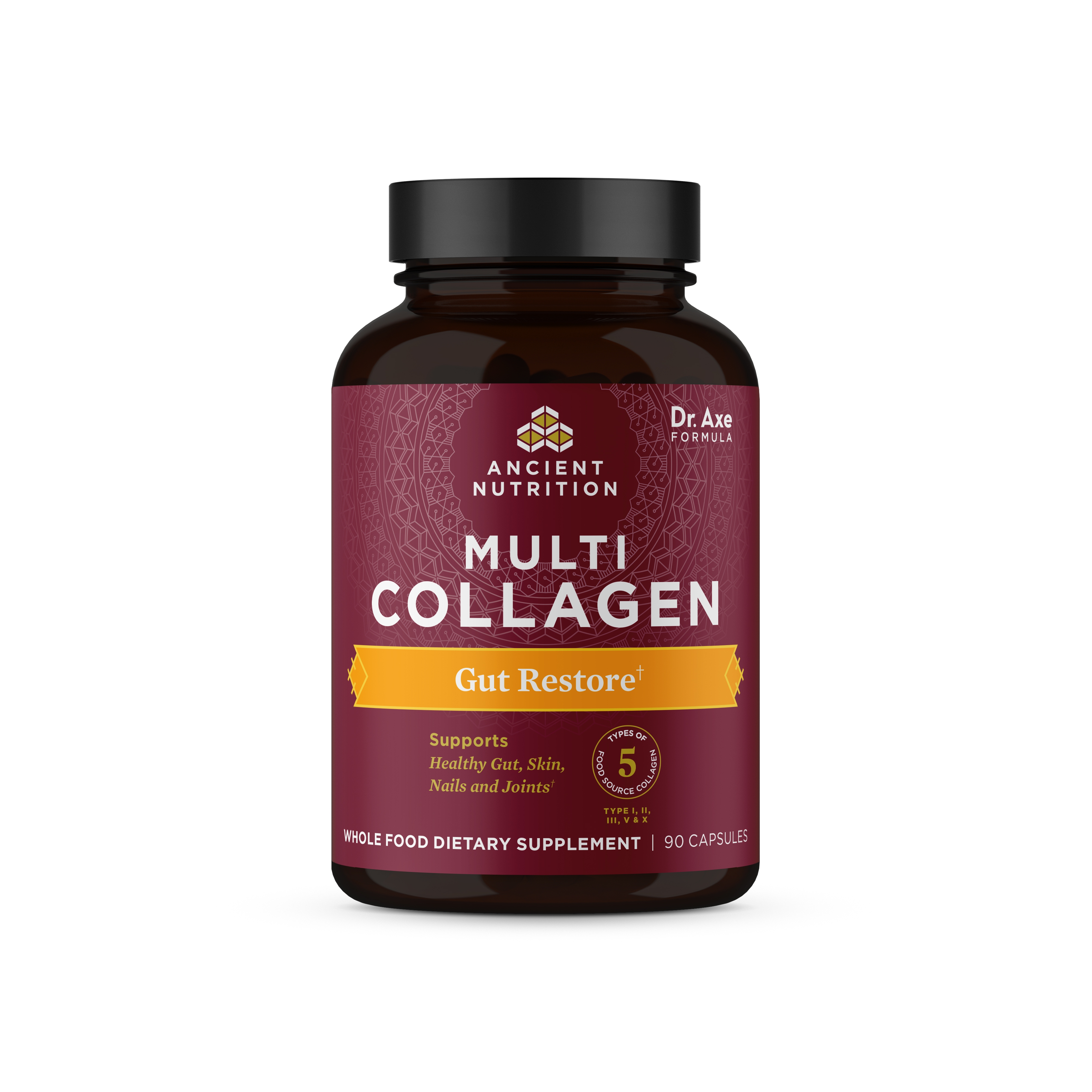 Ancient Nutrition - Multi Collagen Gut Restore - 90 Capsules