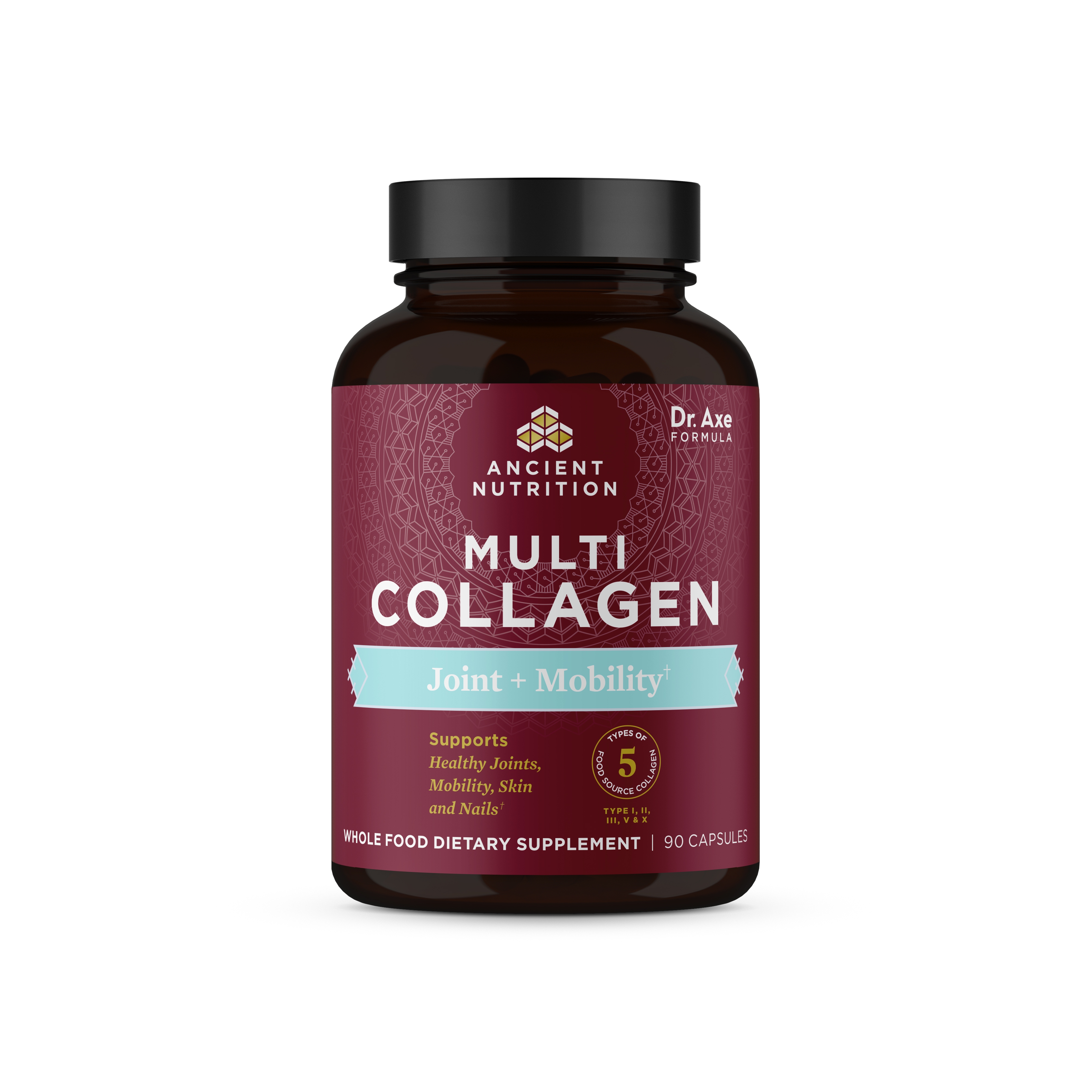 Ancient Nutrition - Multi Collagen Joint + Mobility - 90 Capsules
