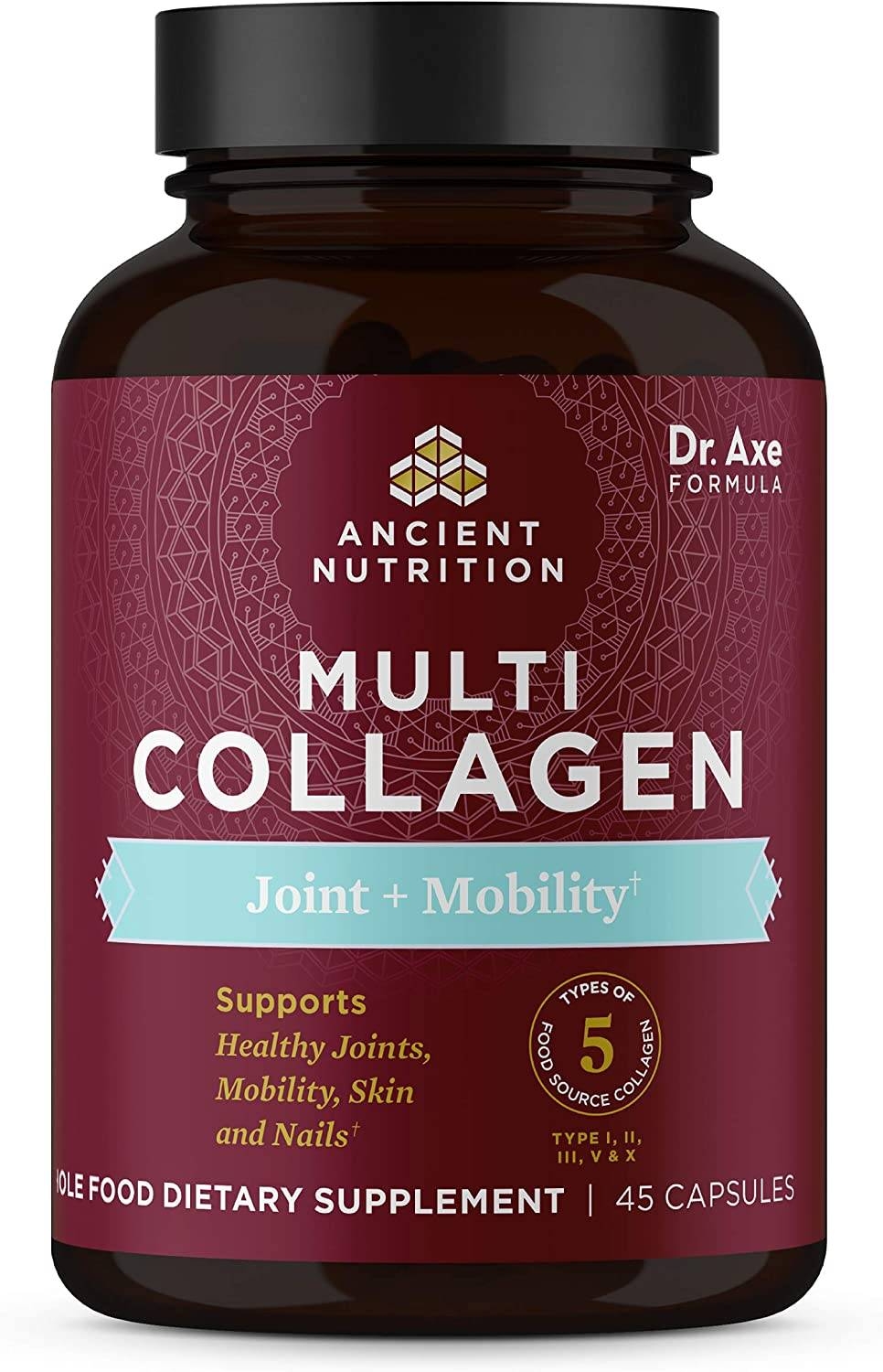 Ancient Nutrition - Multi Collagen Joint + Mobility - 45 Capsules
