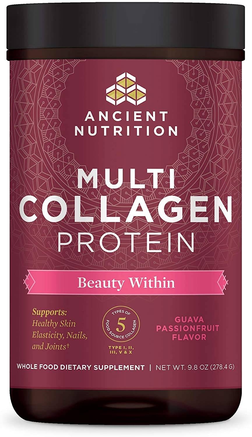 Ancient Nutrition - Multi Collagen Protein - Beauty Within Powder,