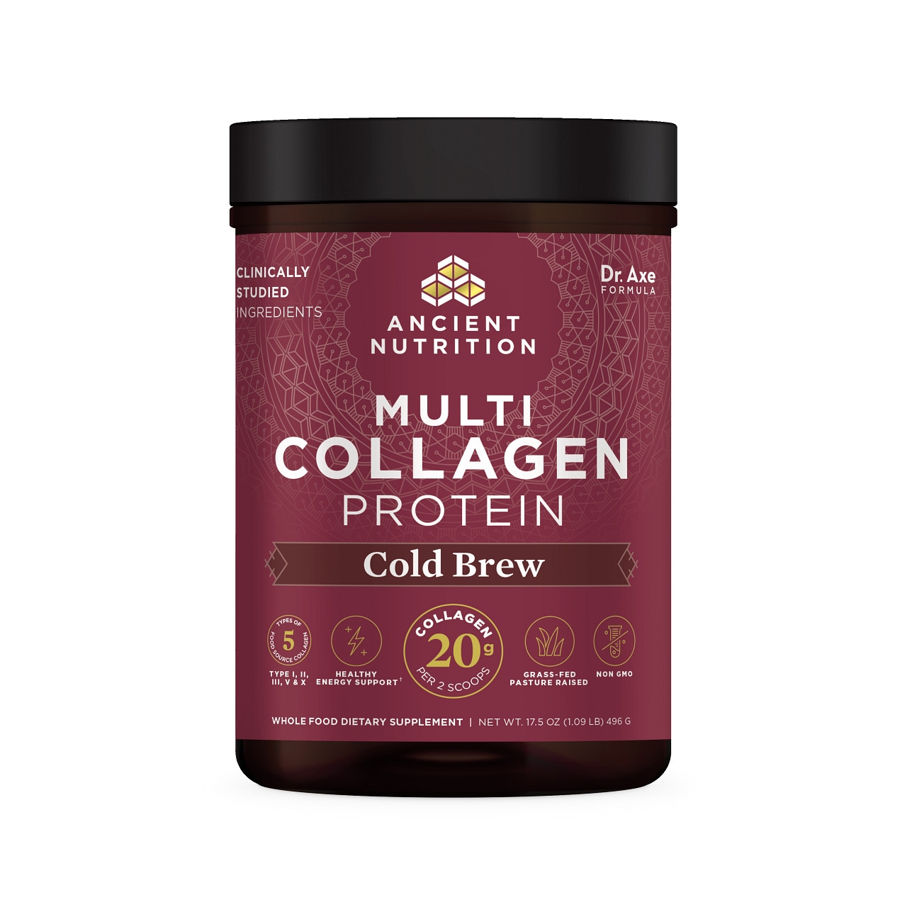 Ancient Nutrition - Multi Collagen Protein Powder, Cold Brew Collagen