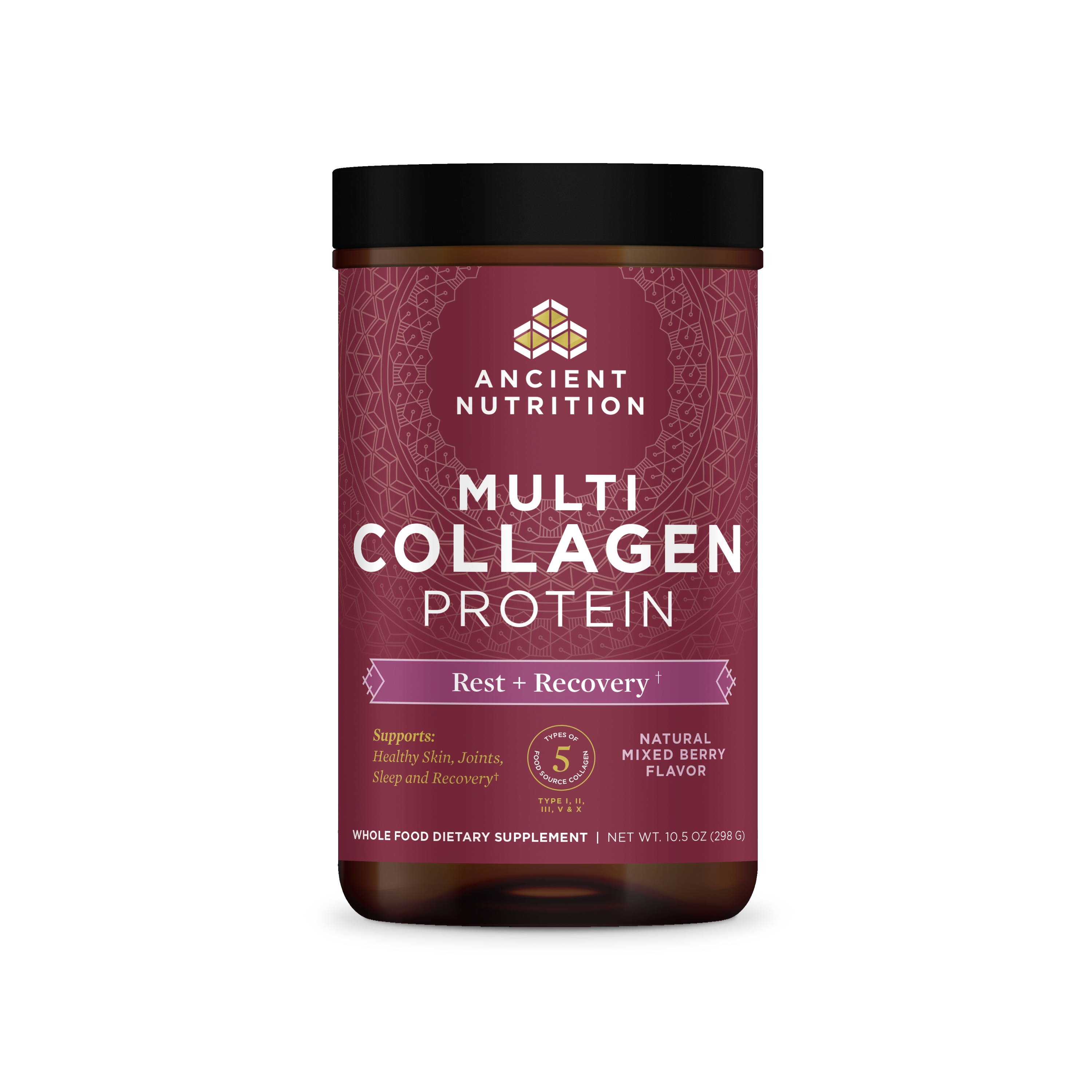 Ancient Nutrition - Multi Collagen Protein - Rest + Recovery Powder,