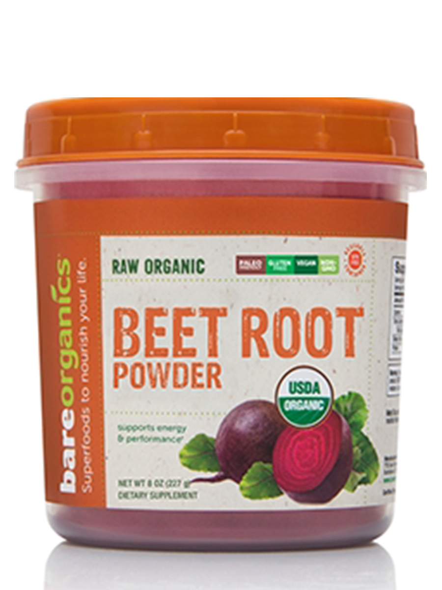 BareOrganics - Raw Organic Beet Root Powder - 8 oz (227 Grams)