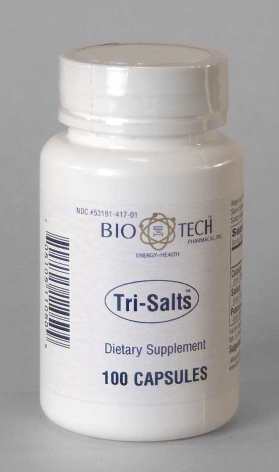 Bio-Tech Pharmacal - Tri-Salts - 100 Capsules