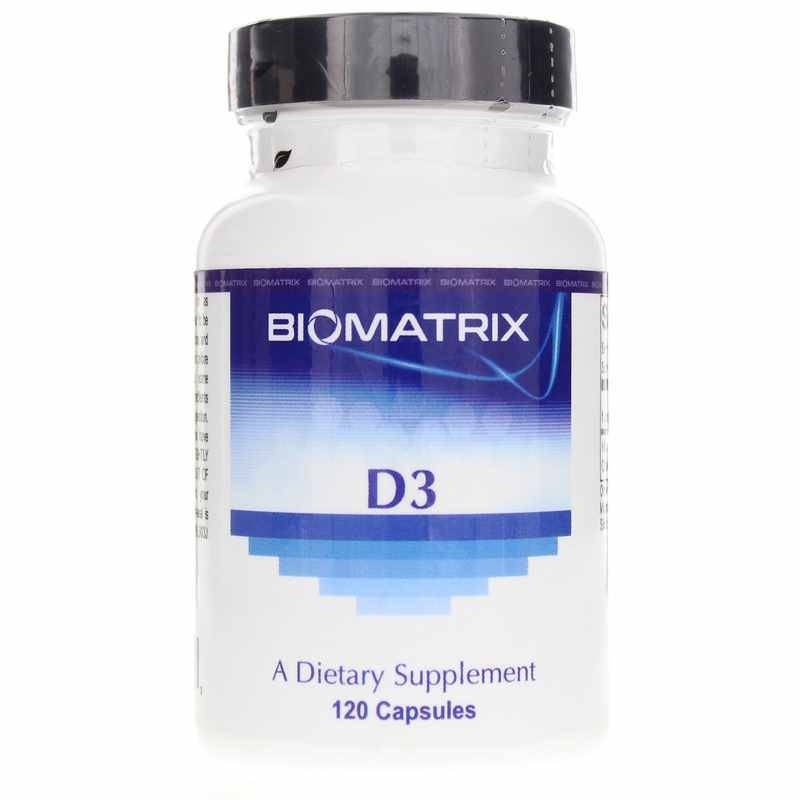 BioMatrix - D3 5,000 IU - 120 Capsules