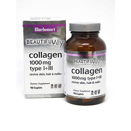 Bluebonnet Nutrition - Beautiful Ally Collagen 1,000 mg Type I & III
