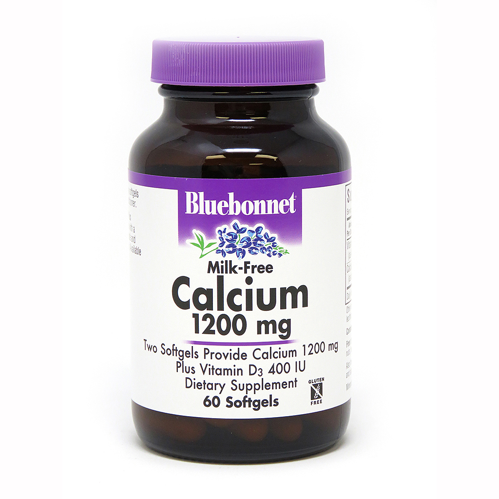 Bluebonnet Nutrition - Calcium 1200 mg Plus Vitamin D3 400 IU