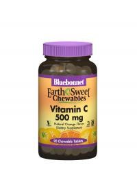 Bluebonnet Nutrition - EarthSweet Vitamin C 500 mg, Orange Flavor -