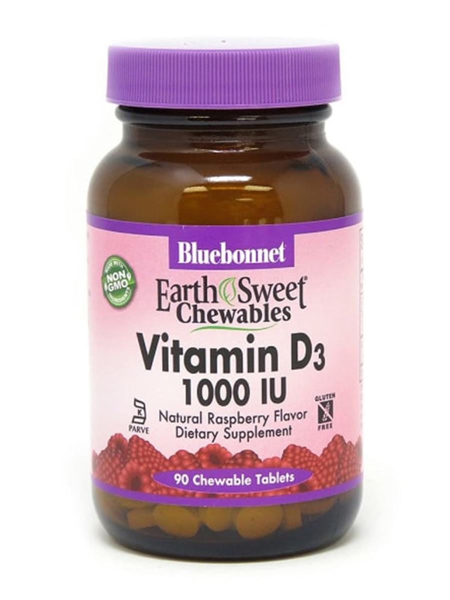Bluebonnet Nutrition - EarthSweet Vitamin D3 1000 IU (25 mcg),