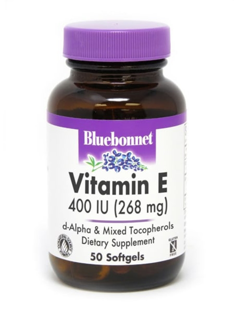 Bluebonnet Nutrition - Natural Vitamin E 400 IU (268 mg) - 50 Softgels