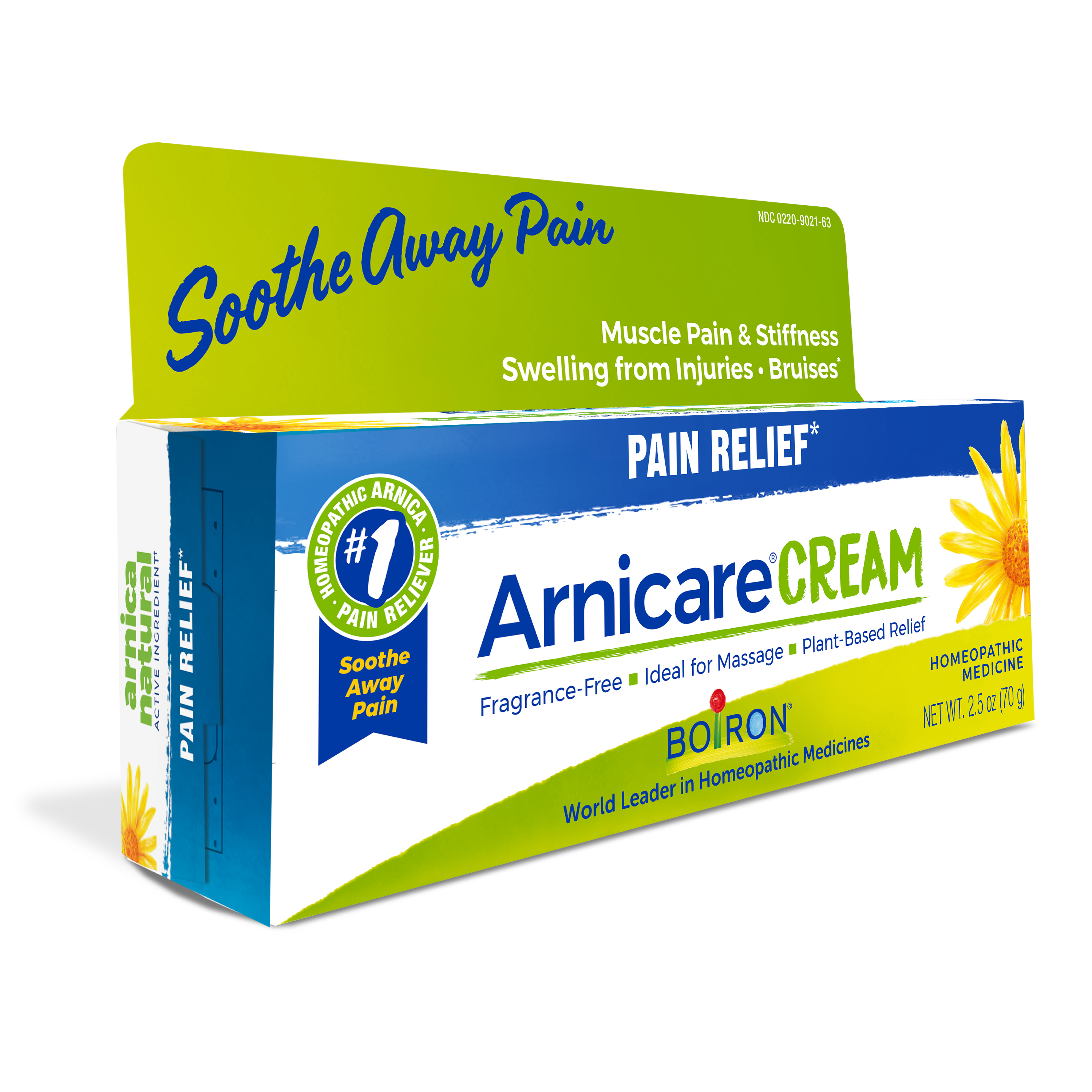Boiron - Arnicare Cream (Pain Relief) - 5th panel - 2.5 oz (70 Grams)
