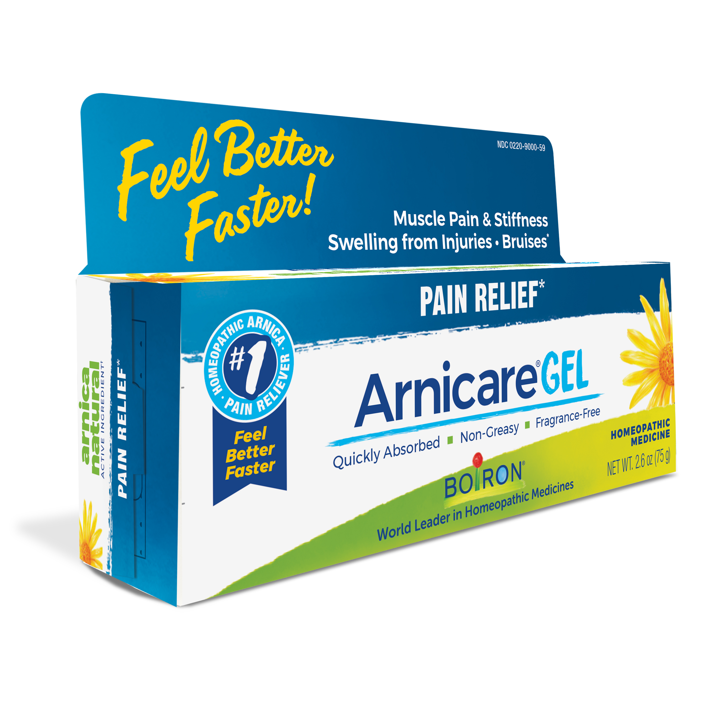 Boiron - Arnicare Gel (Pain Relief) - 5th panel - 2.6 oz (75 Grams)