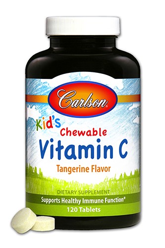 Carlson Labs - Carlson for Kids Chewable Vitamin C 250 mg - 120