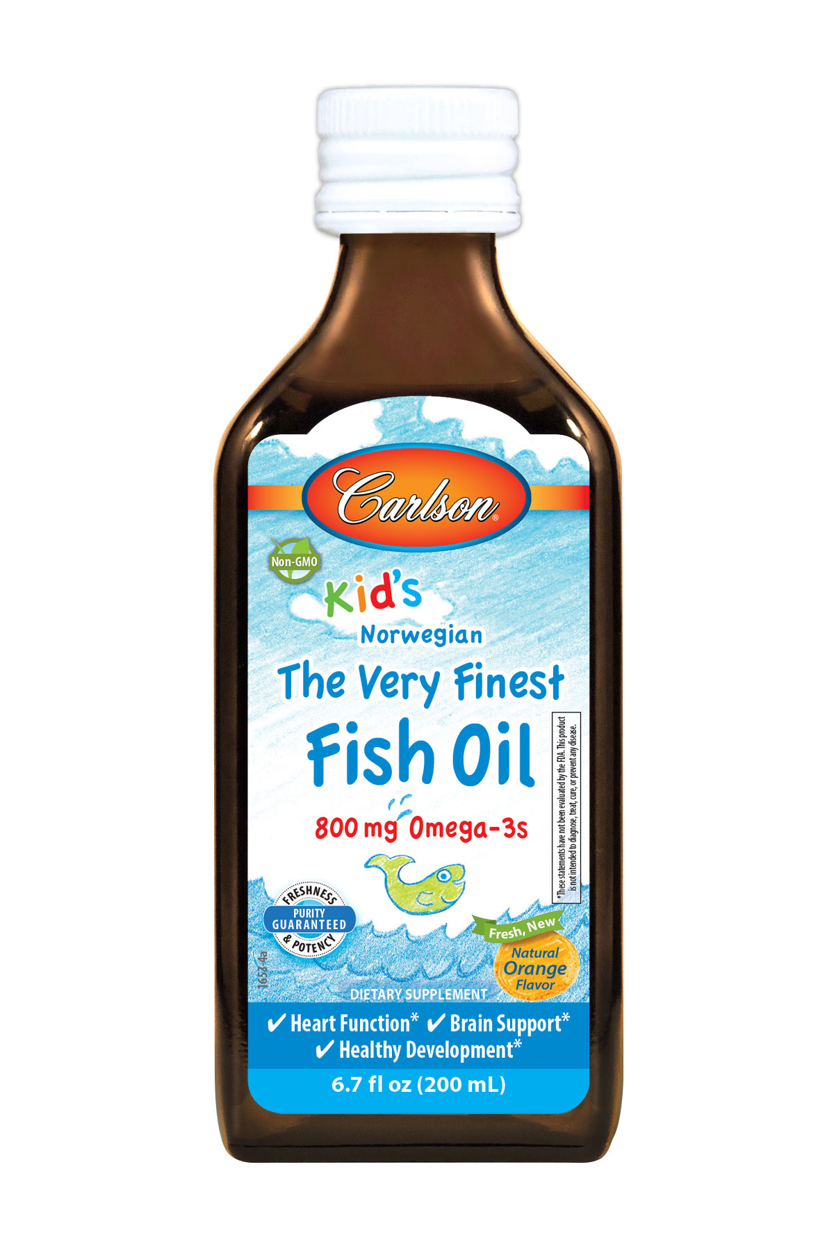 Carlson Labs - Kid's The Very Finest Fish Oil 800 mg, Natural Orange