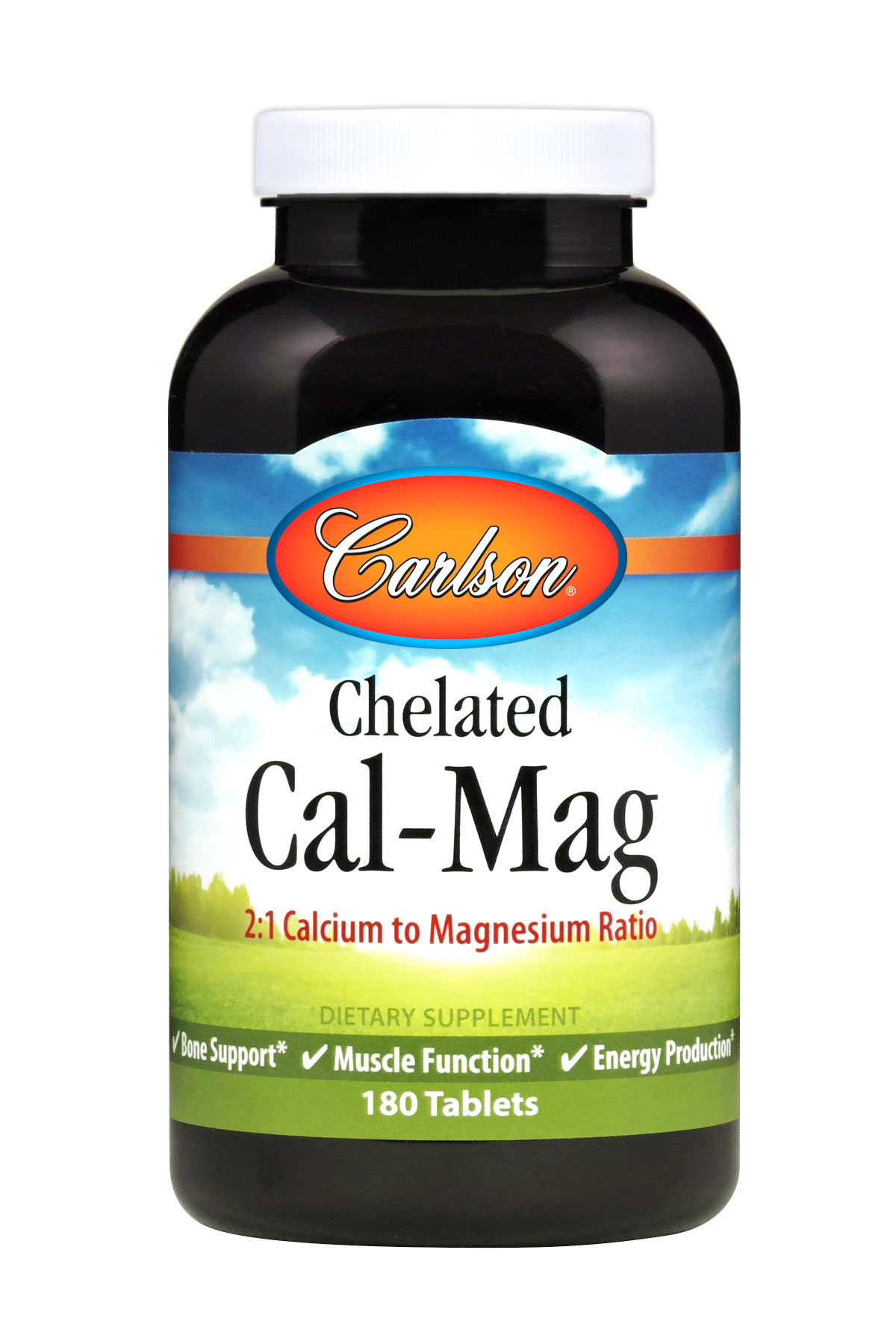 Carlson Labs - Chelated Cal-Mag - 180 Tablets