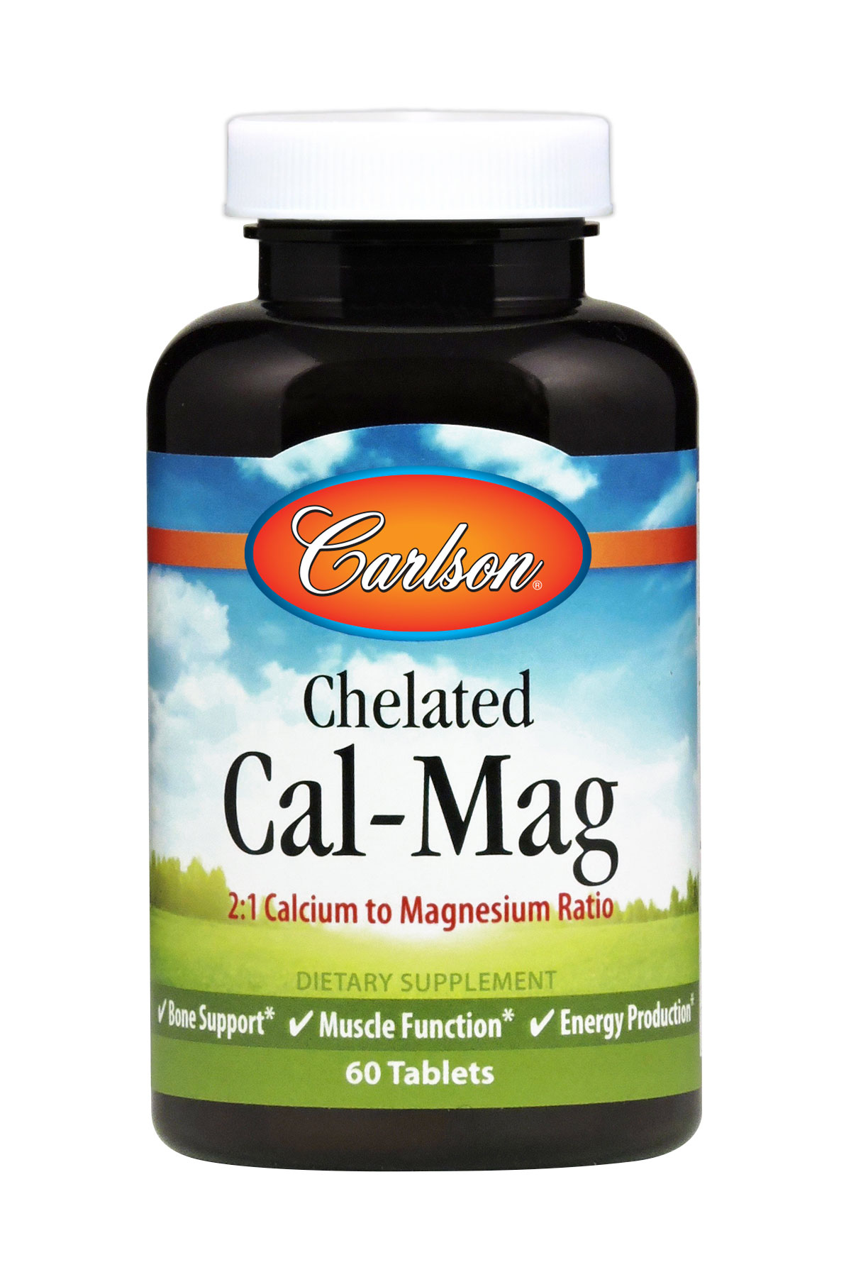Carlson Labs - Chelated Cal-Mag - 60 Tablets