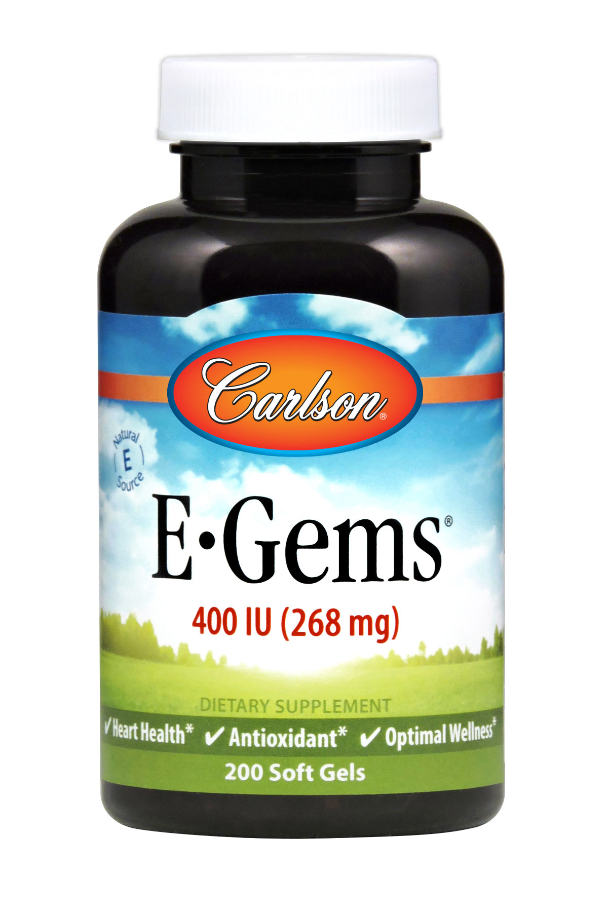 Carlson Labs - E-Gems 400 IU (268 mg) - 200 Soft Gels