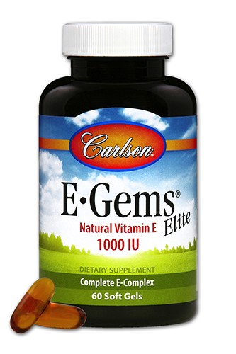 Carlson Labs - E-Gems Elite 1000 IU - 60 Soft Gels