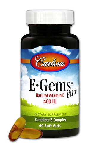 Carlson Labs - E-Gems Elite 400 IU (268 mg) - 60 Soft Gels