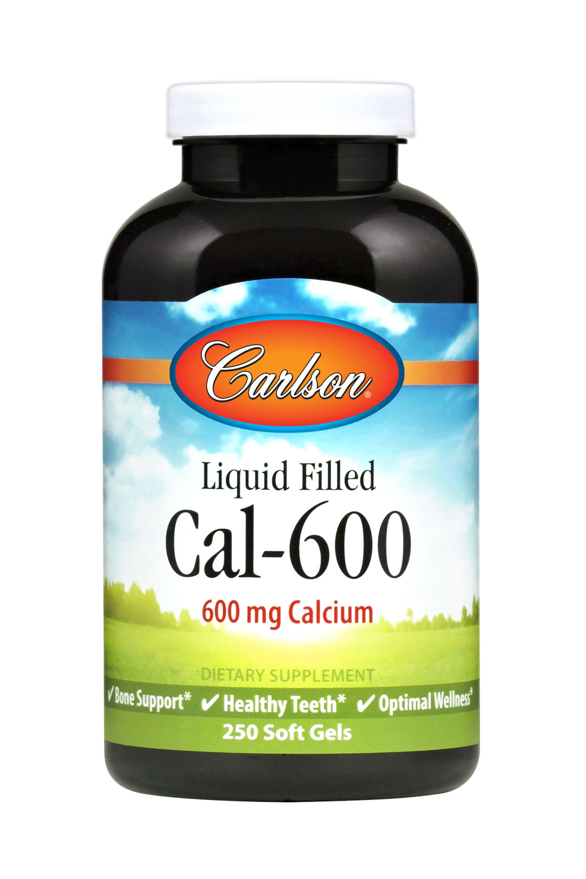 Carlson Labs - Liquid Filled Cal-600 - 250 Soft Gels