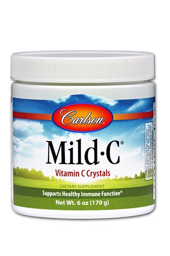 Carlson Labs - Mild-C - Vitamin C Powder 1,600 mg - 6 oz (170 Grams)