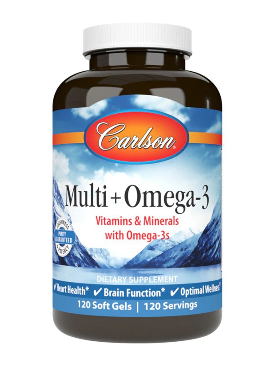 Carlson Labs - Multi + Omega-3 - 120 Softgels