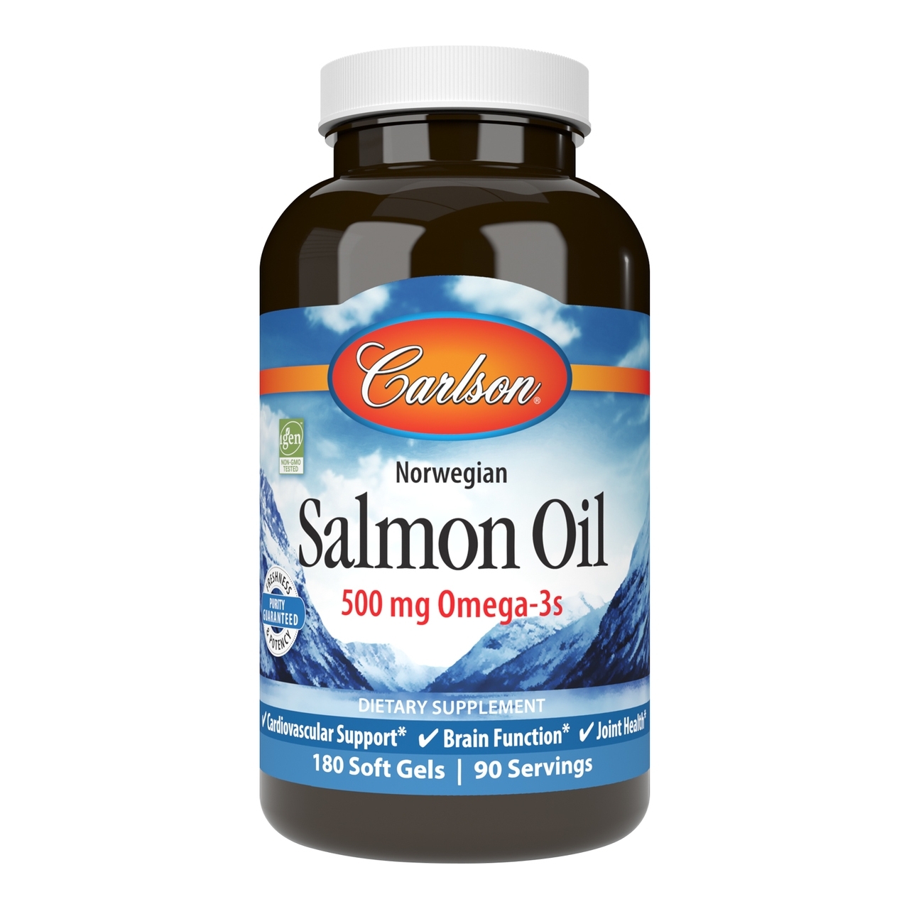 Carlson Labs - Salmon Oil 1000 mg - 180 Soft Gels