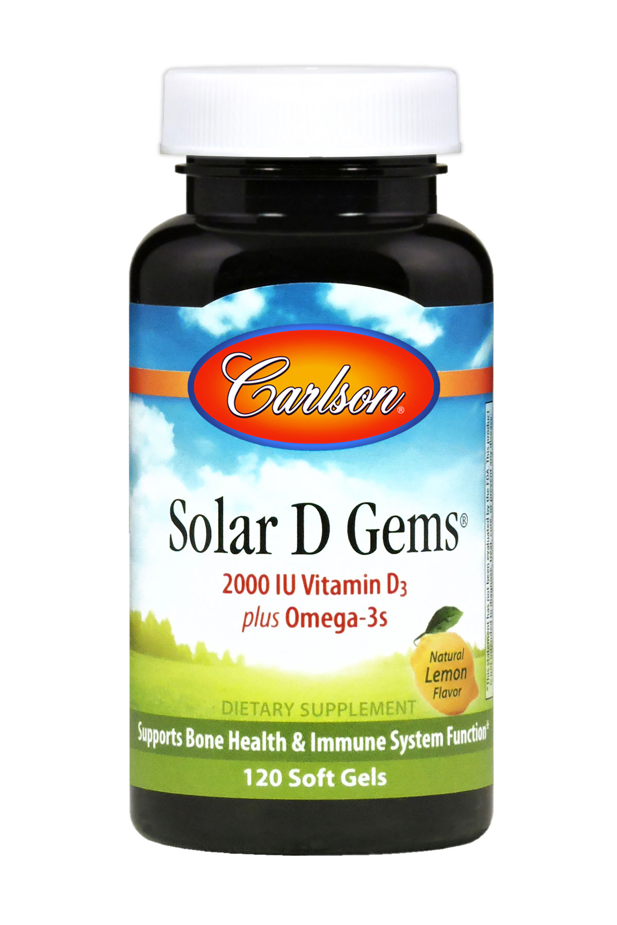 Carlson Labs - Solar D Gems 2000 IU (50 mcg) Vitamin D3 plus