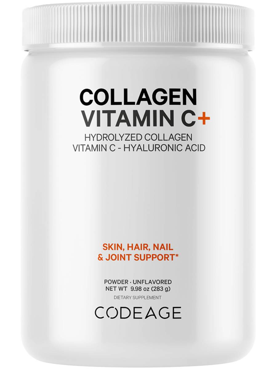 Codeage - Collagen Peptides+, Unflavored - 9.98 oz (283 Grams)