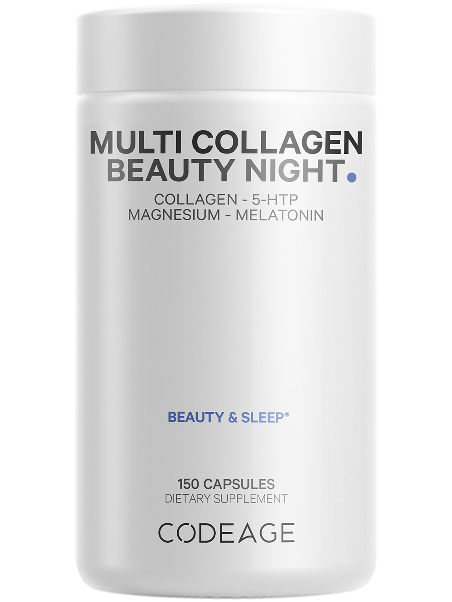 Codeage - Multi Collagen Beauty Night - 150 Capsules