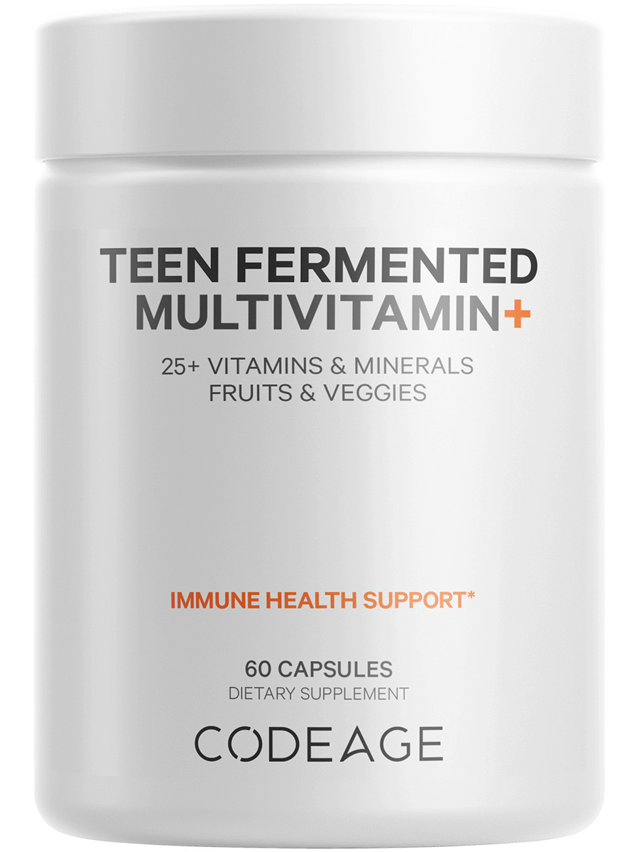 Codeage - Teen's Fermented Multivitamin - 60 Capsules