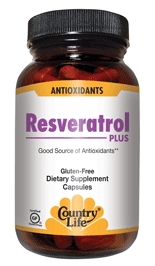 Country Life - Resveratrol Plus - 120 Vegan Capsules