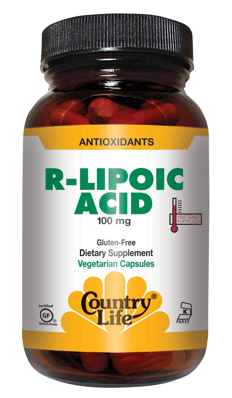 Country Life - R-Lipoic Acid - 60 Vegetarian Capsules