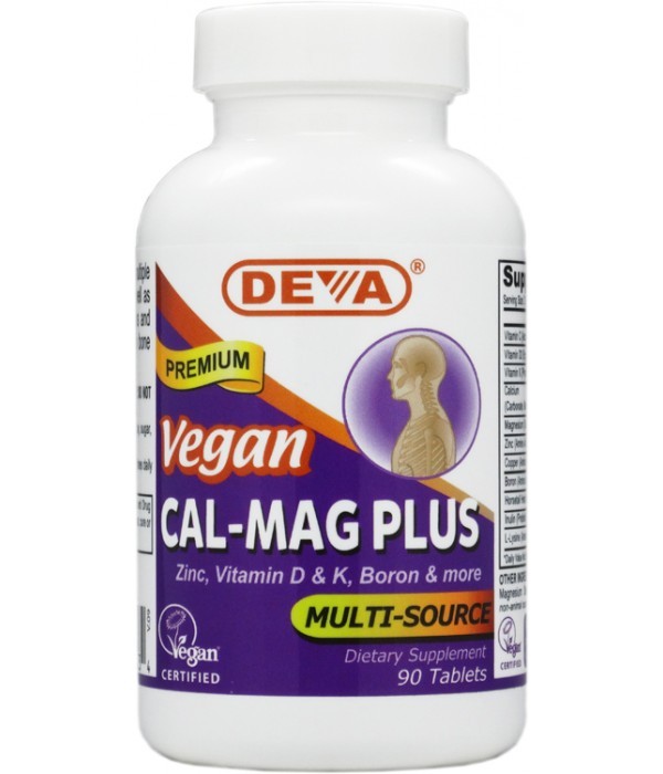 DEVA Nutrition - Vegan Cal-Mag Plus - 90 Tablets