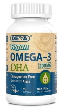 DEVA Nutrition - Vegan Omega-3 DHA (Derived from Algae) - 90 Vegan