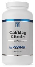 Douglas Laboratories - Cal/Mag Citrate - 250 Capsules